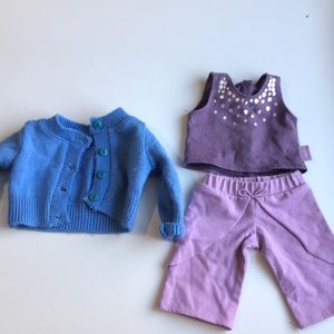 American girl doll yoga outfit